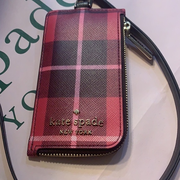 Kate spade Cardcase Inyard plaid - Picture 2 of 7